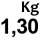 1.30 kg 