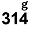 314 gr