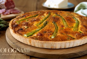 Tarte Salée aux Asperges Pecorino et Salami Piquant