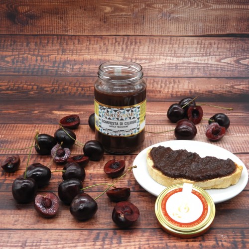 Composta di Ciliegie Senza Glutine Antica Tradizione Bolognami
