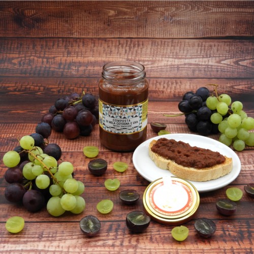 Composta di Mela Cotogna e Uva Senza Glutine Antica Tradizione Bolognami