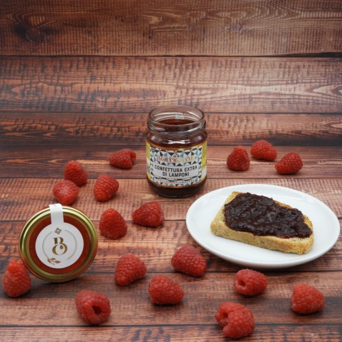 Confettura Extra di Lamponi Senza Glutine Bolognami