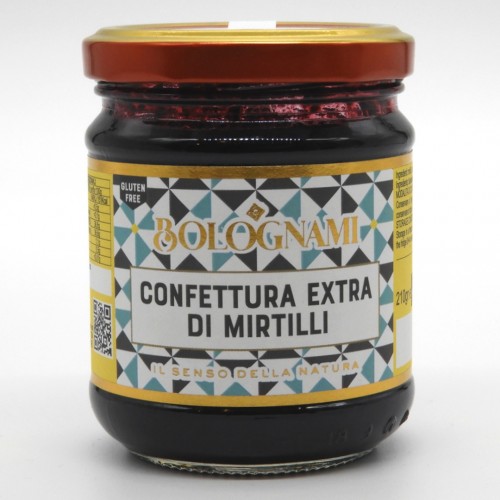 Confettura Extra di Mirtilli Senza Glutine Bolognami