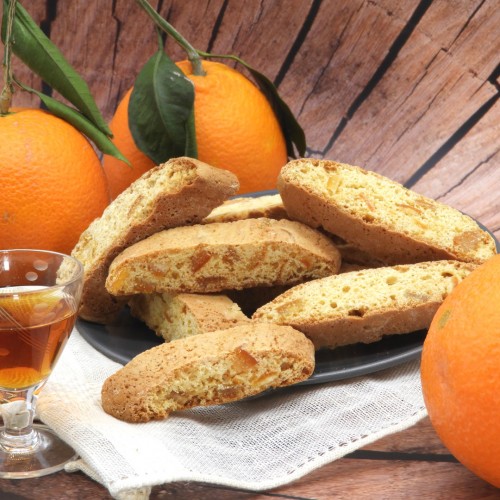Biscotti Cantucci all'Arancia Bolognami