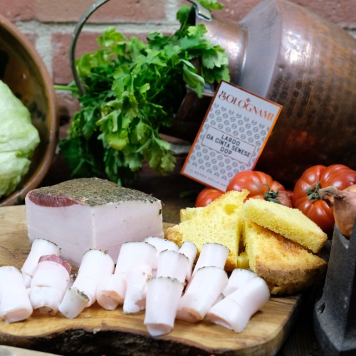 Lardo Aromatizzato da Cinta Senese D.O.P. Bolognami