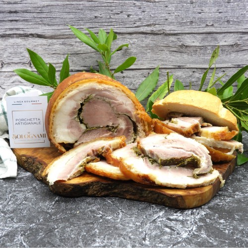 Porchetta Handgemachte aus Umbrien Bolognami