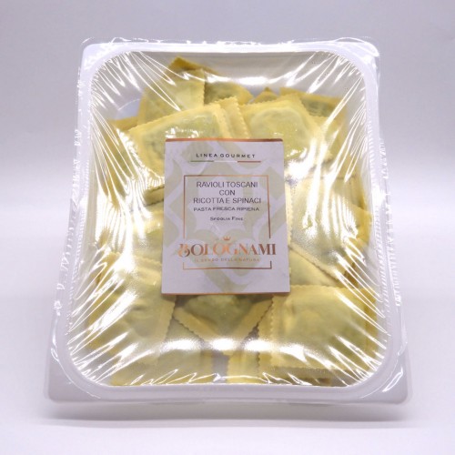 Ravioli Toscani Frais à la Ricotta et aux Épinards Bolognami
