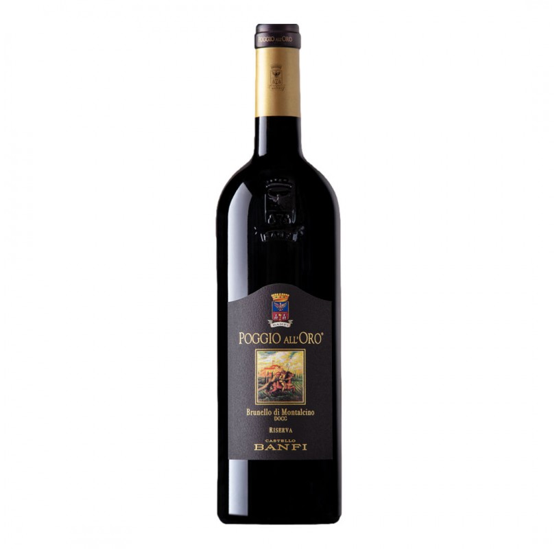 brunello di montalcino riserva poggio all'oro banfi