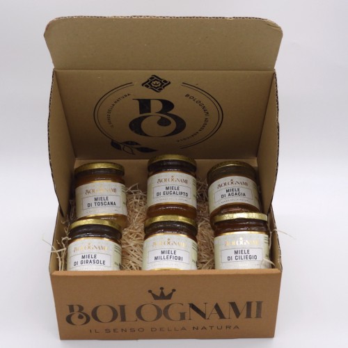Cofanetto Degustazione Golosa di Mieli  Bolognami 