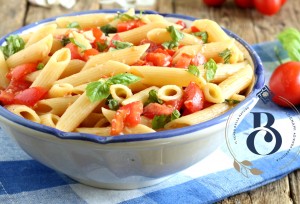 Pasta Fredda Pomodoro Pecorino e Basilico
